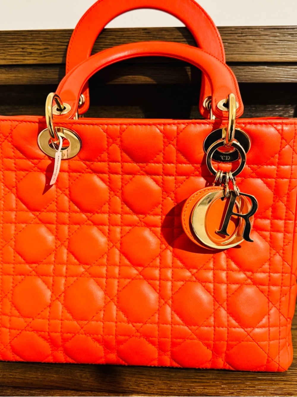 Christian Dior Lady Dior in orange